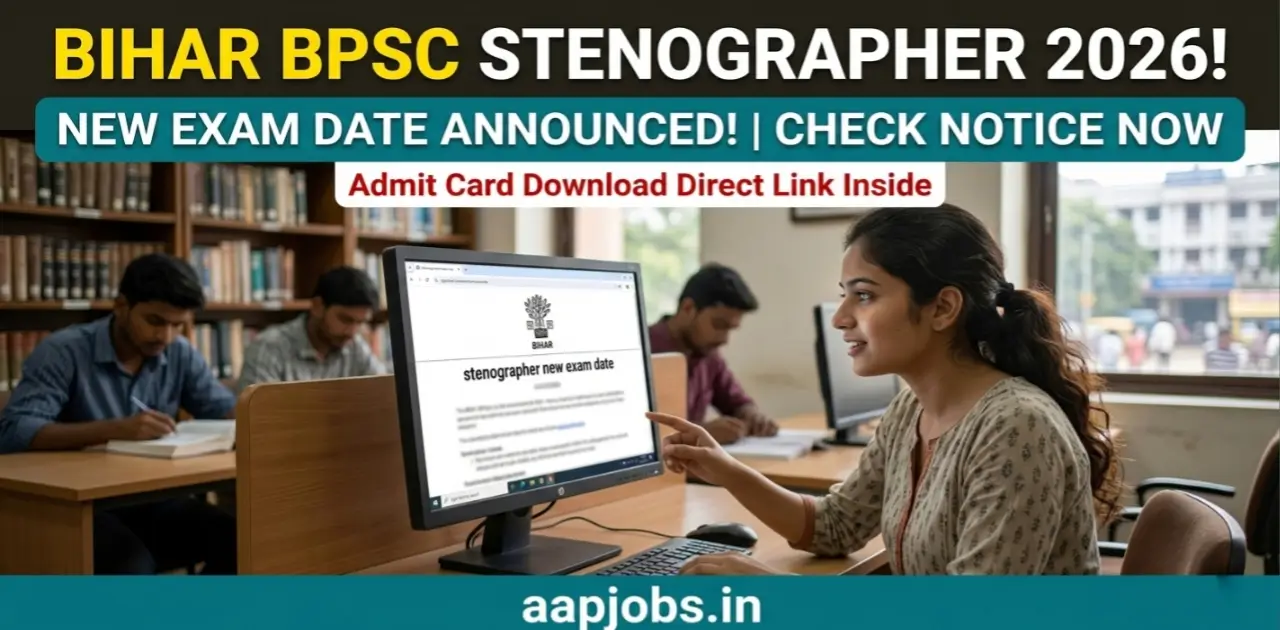 Bihar BPSC Stenographer New Exam Date 2026