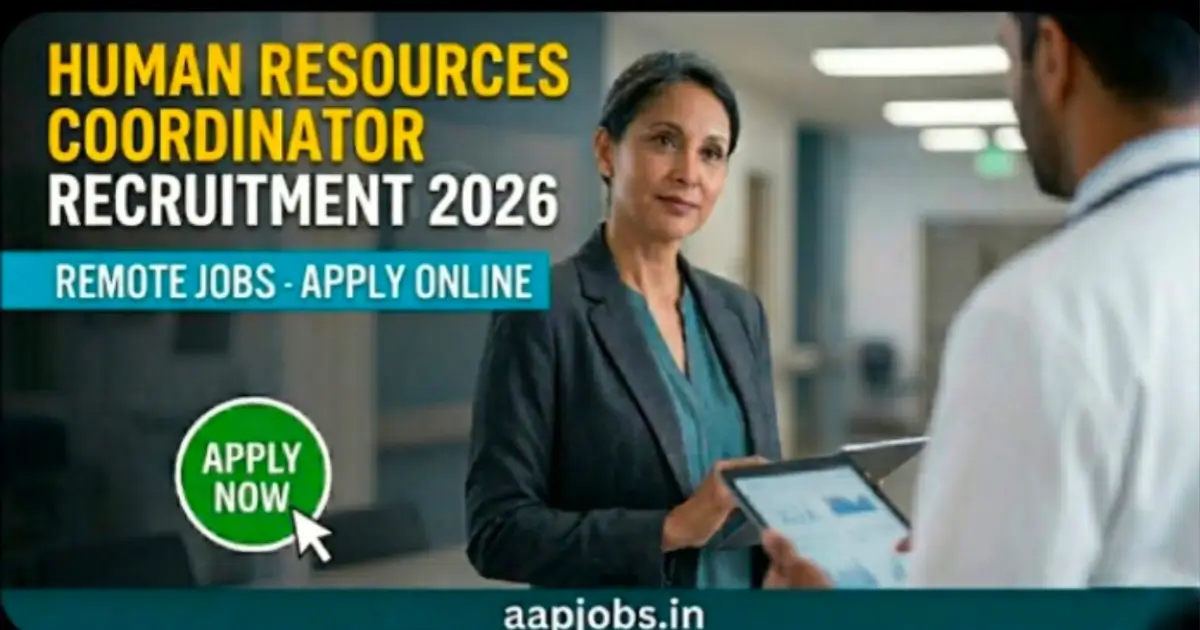 Human Resources Coordinator Recruitment 2026