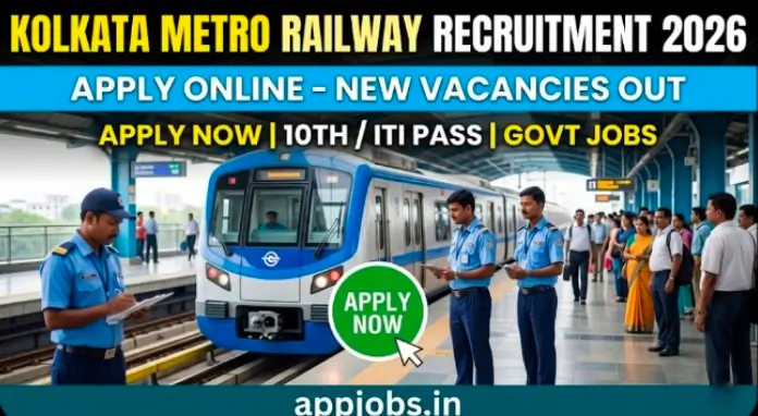 Kolkata Metro Railway Recruitment 2026