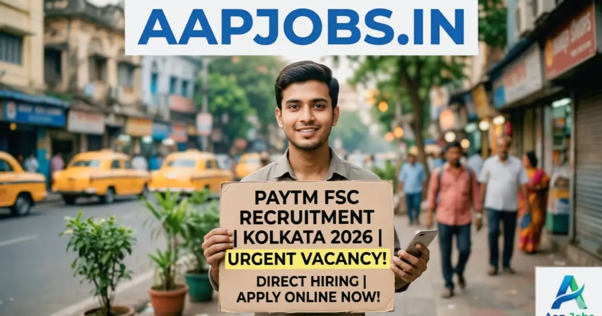 Paytm FSC Urgent Vacancy in Kolkata 2026