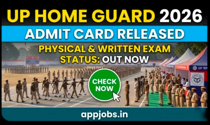 UP Home Guard Admit Card 2026