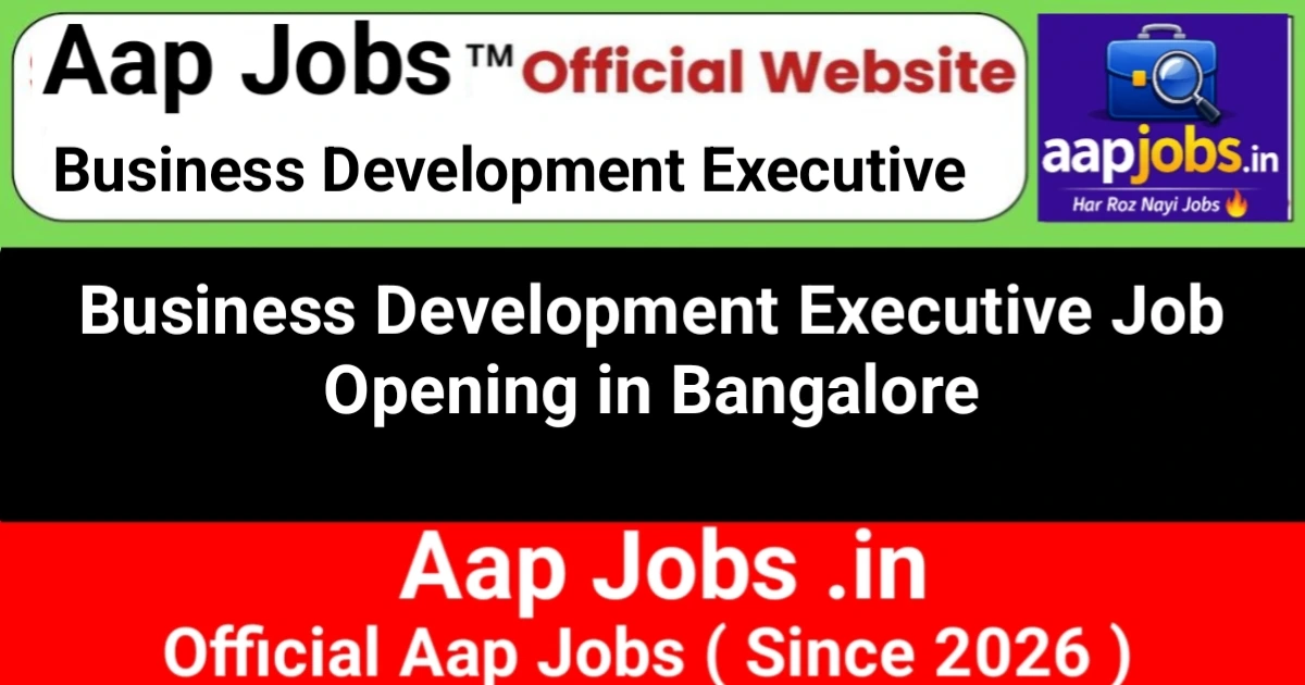 Business Development Executive Job Bangalore