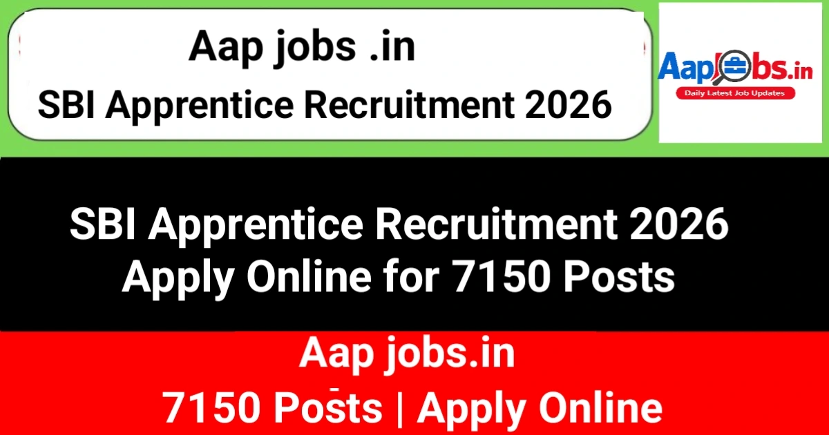 SBI Apprentice Recruitment 2026
