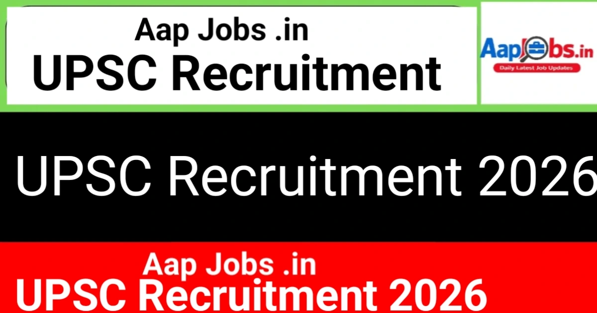 UPSC Recruitment Notification