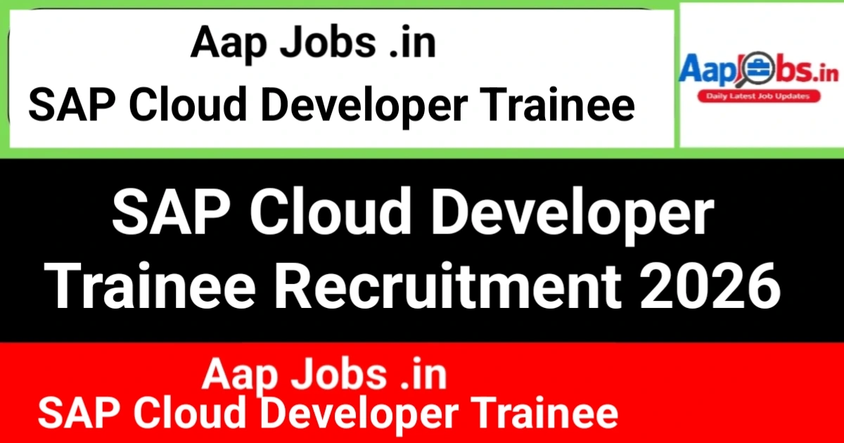 SAP Cloud Developer Trainee Recruitment
