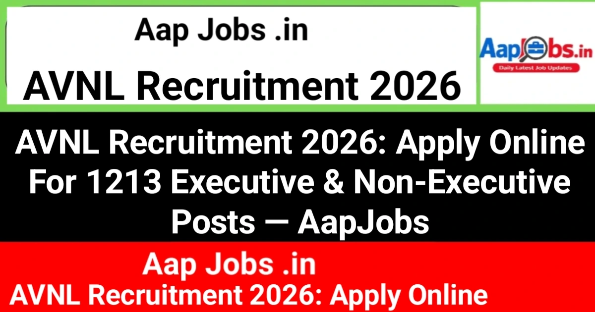 AVNL Armoured Vehicles Nigam Limited Recruitment Campaign