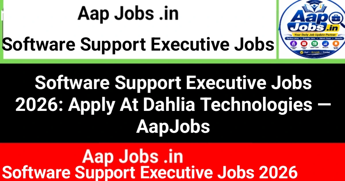 Dahlia Technologies Software Support Executive Recruitment Campaign