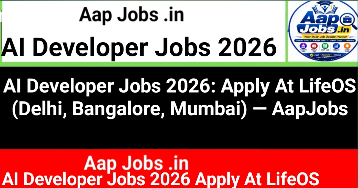 LifeOS AI Developer Recruitment Campaign