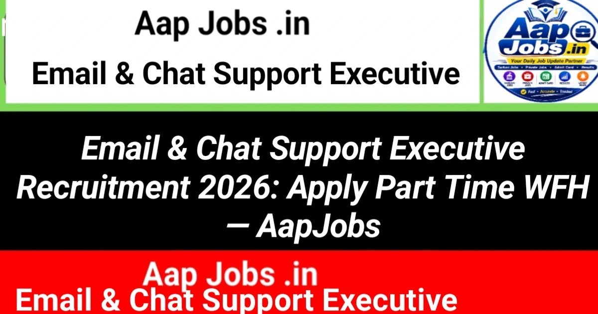 Email and Chat Support Executive Part Time WFH Drive